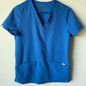 FIGS Woman’s XS Blue Scrub Top